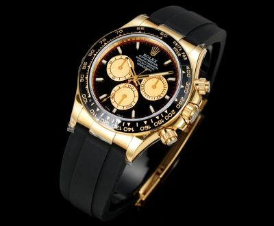 N+ Factory Rolex Daytona Rubber Strap 155g 40mm*12.2mm 7750/4310/4131 Movement Gold Case Watch